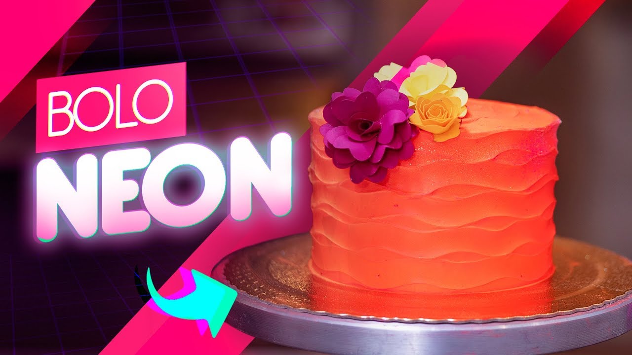 BOLO CHANTININHO NEON