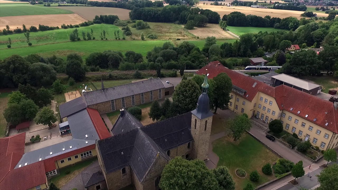 Kloster Oesede von oben - mit der Drohne über Kloster Oesede