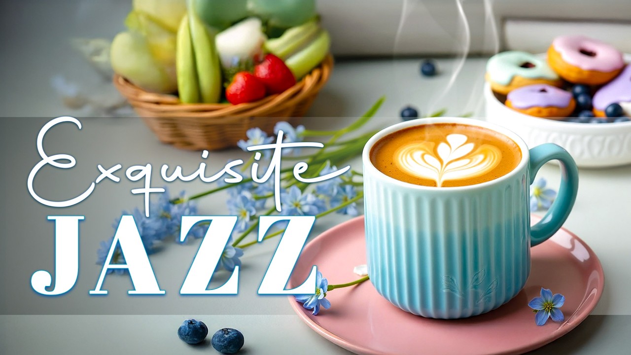 Exquisite February Coffee Jazz ☕ Smooth Piano Jazz & Bossa Nova Instrumental for Positive Mood