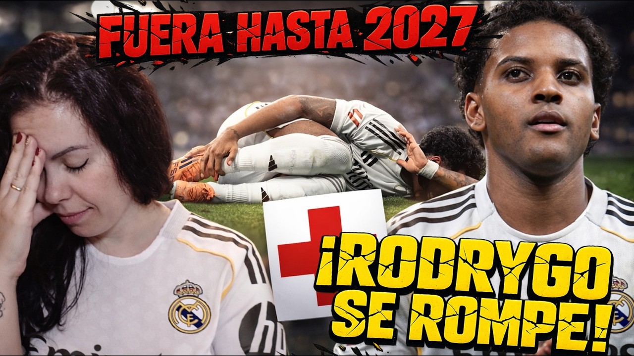 🚨¡DRAMÁTICO! RODRYGO se ROMPE LIGAMENTO y MENISCO ¡ADIÓS HASTA 2027! JUGÓ 30' LESIONADO