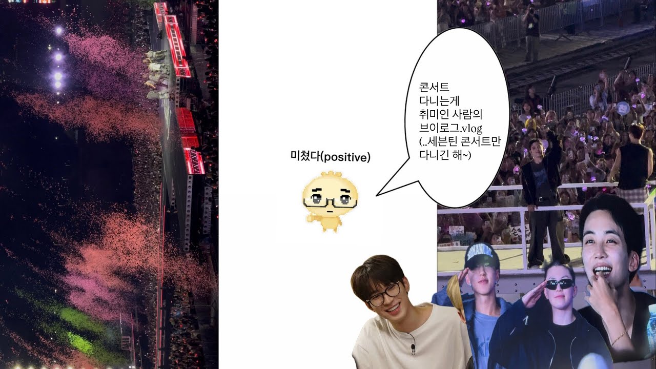 콘서트 다니는게 취미인 사람의 브이로그 (세븐틴 콘서트만 다님;;) 세븐틴 뉴 콘서트