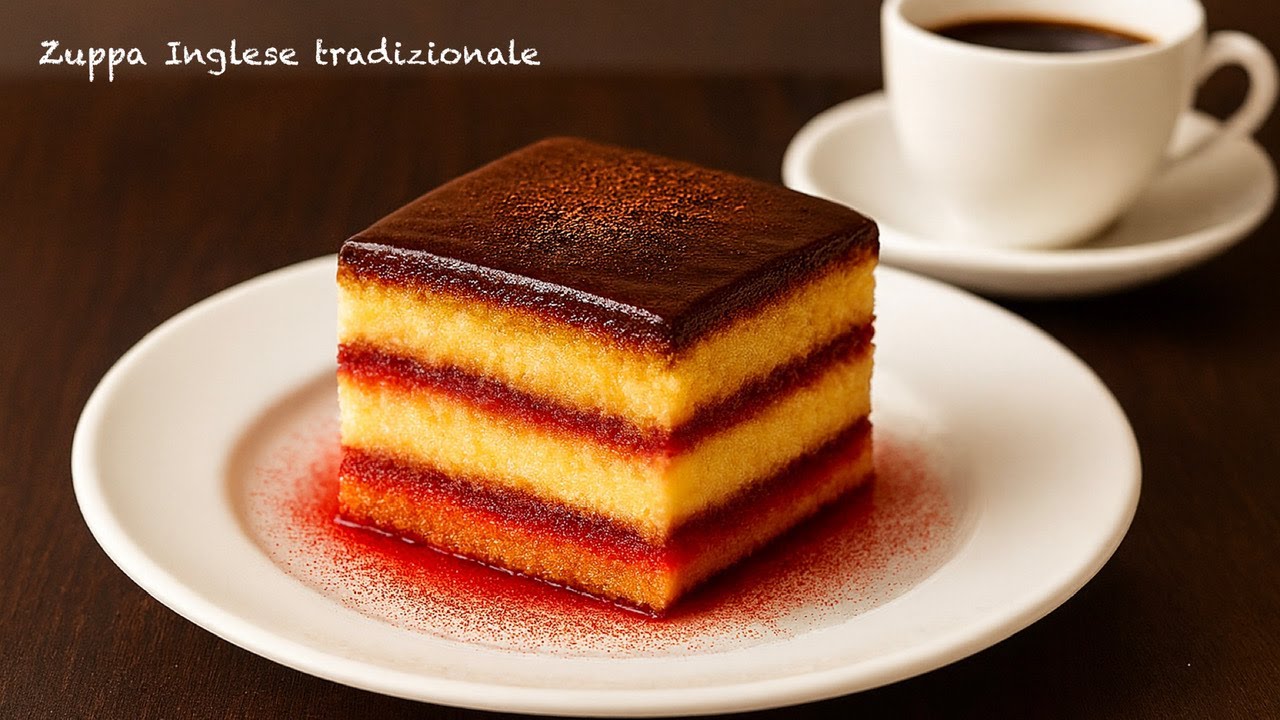 Традиционный английский Zuppa | Классический рецепт итальянской выпечки 🇮🇹
