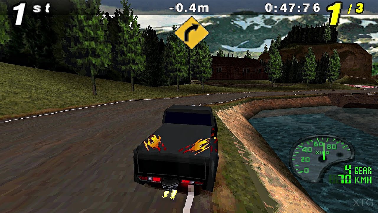 TNN Motorsports Hardcore TR PS1 Gameplay HD (Beetle PSX HW)
