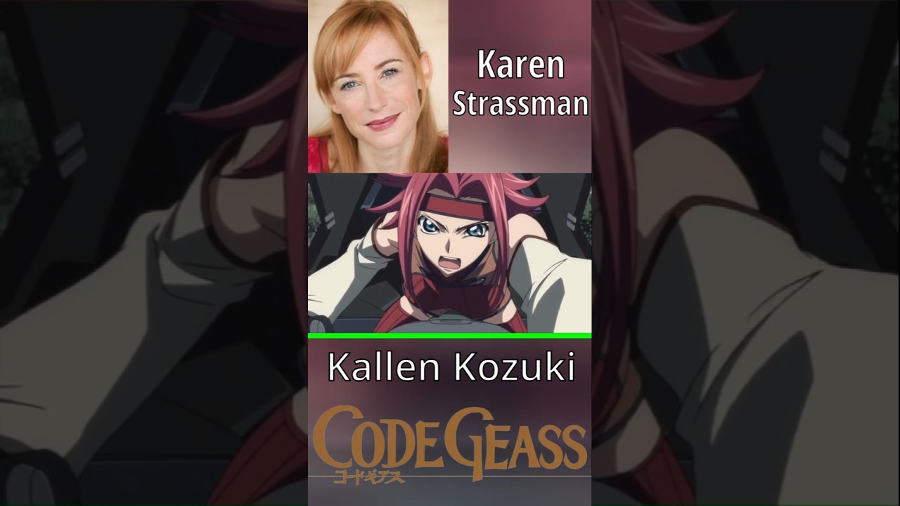 Voice actors from Anime - Karen Strassman #bleach #codegeass #hunterxhunter
