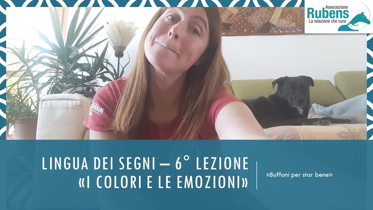 Lingua dei segni (LIS) - 6° lezione 