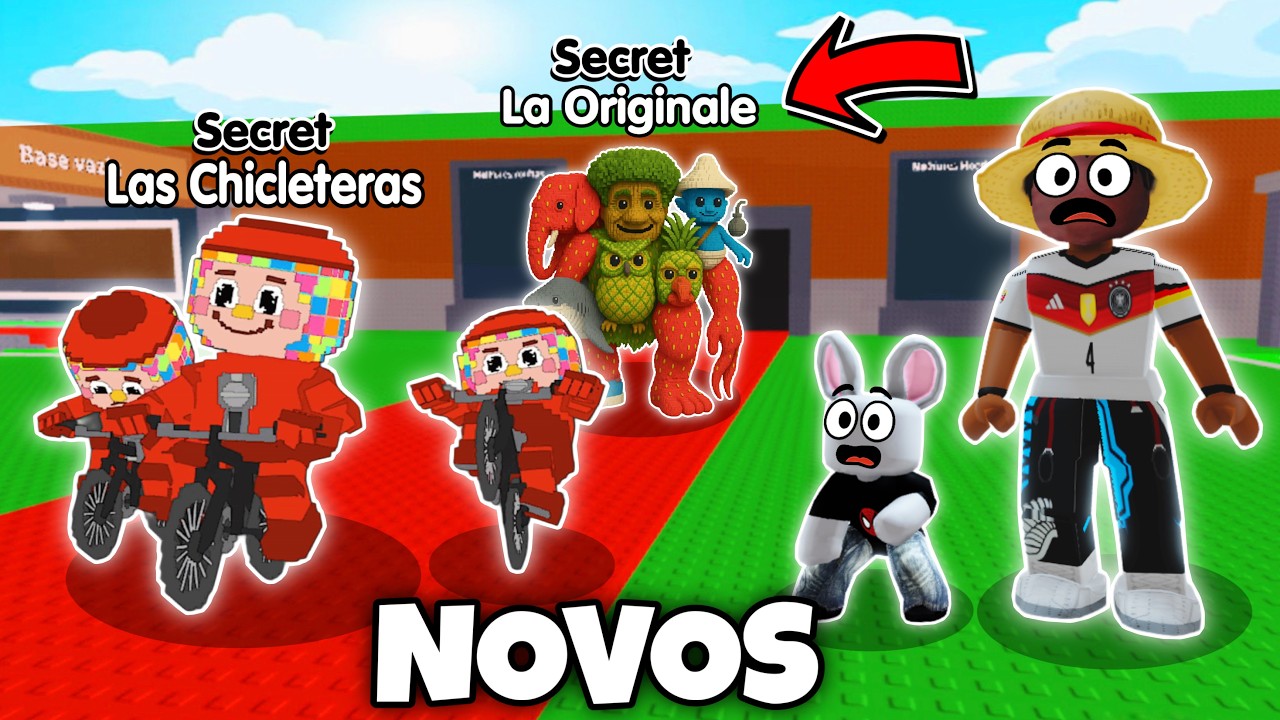LAS CHICLETERITAS, LA ORIGINALE COMBINACION e NOVOS BRAINROTS no ROUBE O BRAINROT!