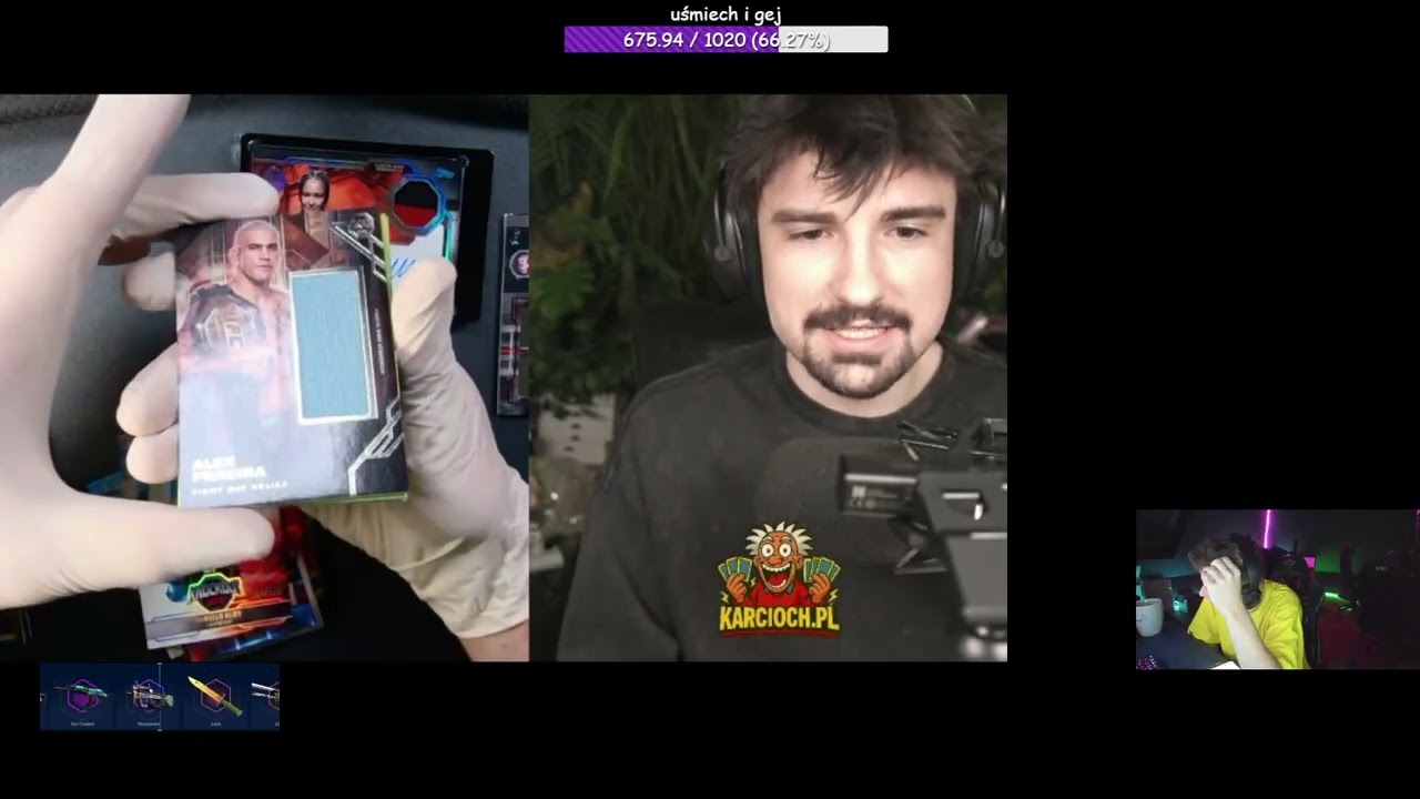 NITRO OGLĄDA JAK REMSUA OTWIERA PACZKI Z KARTAMI /w Bandura