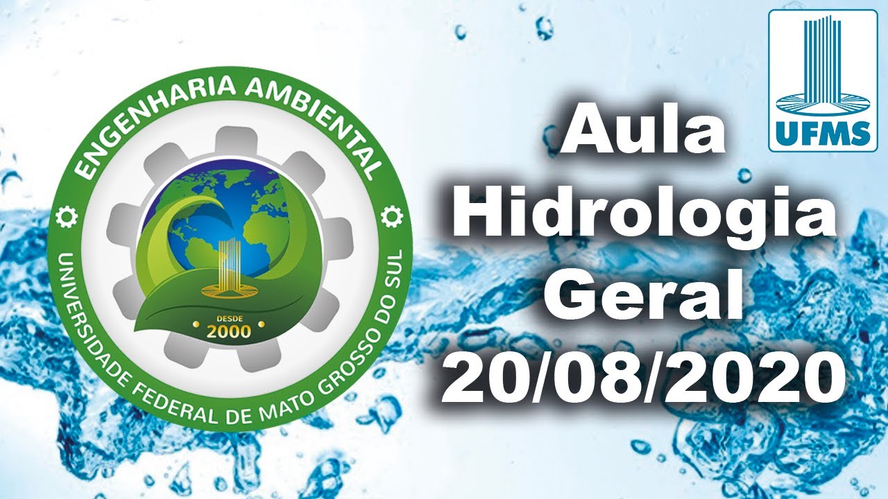 Aula de Hidrologia Geral 20/08/2020