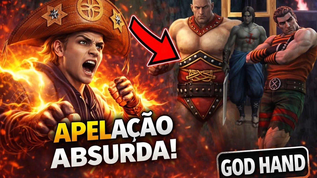 💥 GOD HAND💥EP.15 -- NO LIMITE! 3 MINI BOSSES E EU PASSEI DE PRIMEIRA 😤