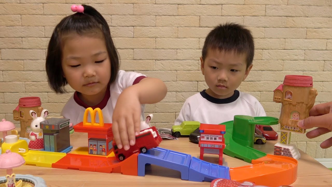 🐰🍔🛵💨 ハッピーセット 🔥🚿🚒 トミカ&シルバニア 第2弾