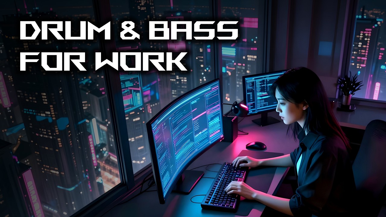 Drum & Bass Mix for Coding & Deep Focus | Night Work Music