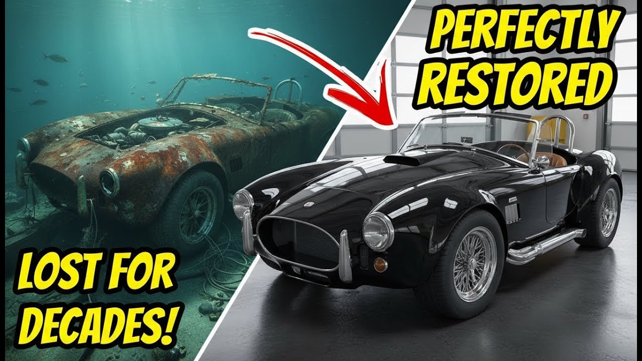 We Found a Legendary Shelby Cobra Submerged in the Ocean… Then Restored It || ASMR Car Restoration!