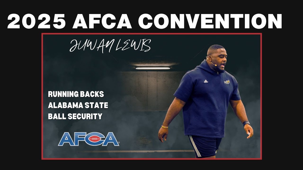 Ball Security Techniques for Running Backs | Coach Juwan Lewis, Alabama State Football