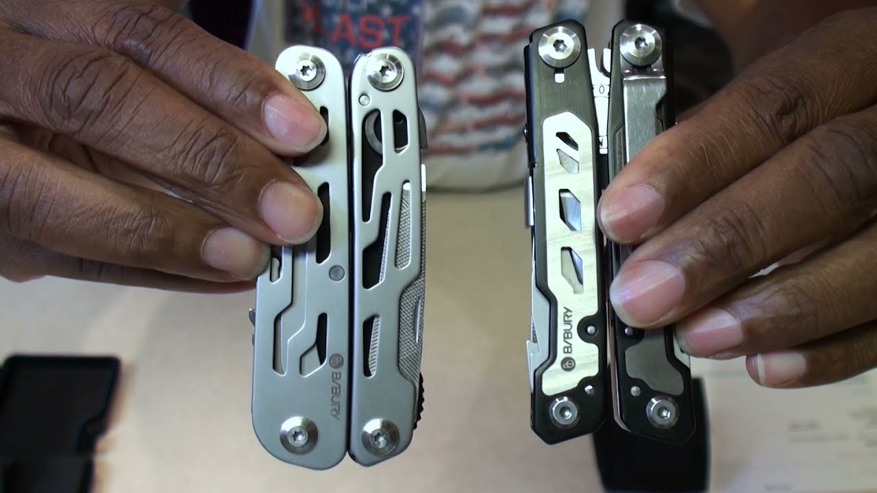 BIBURY Multitool Comparison / Review. 16 in 1 versus 13 in 1