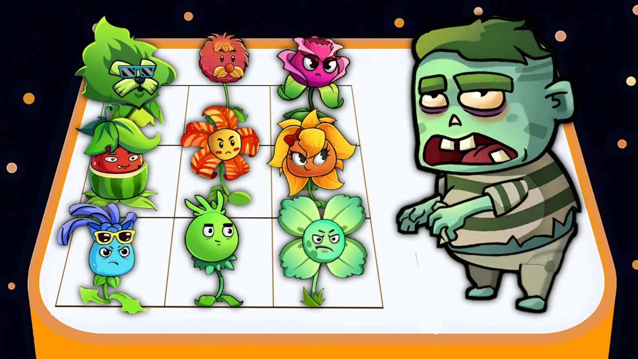 PVZ Merge Plants – Destroying Zombies With Mega Plants!
