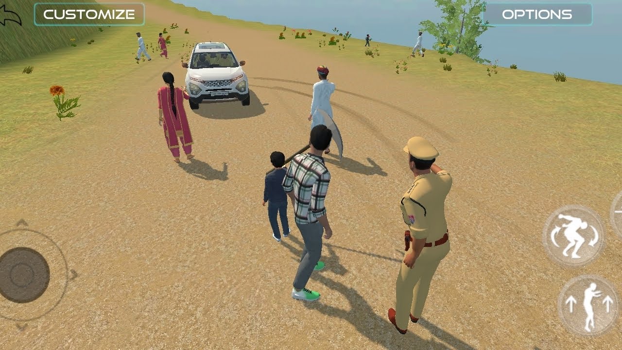 SAFARI CAR STOP BY POLICE OFFICER 😞#viralvideo #games #safari 