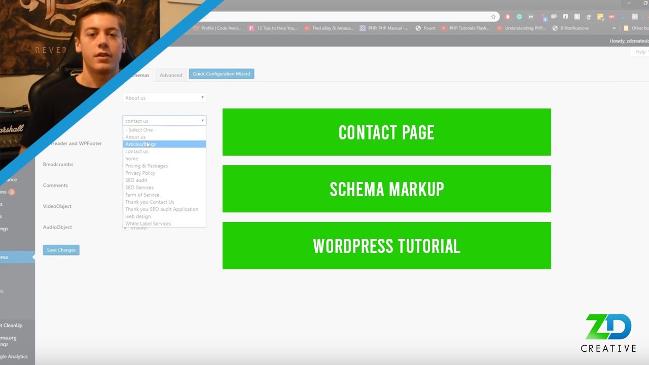 How to Set up Schema Markup on a Contact Page Wordpress Tutorial