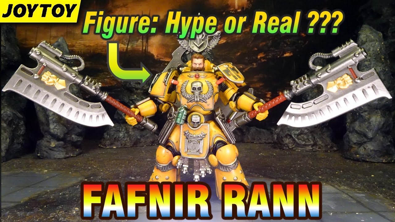 JOYTOY FAFNIR RANN action figure! Imperial Fist Warhammer Horus Heresy action figure review unboxing