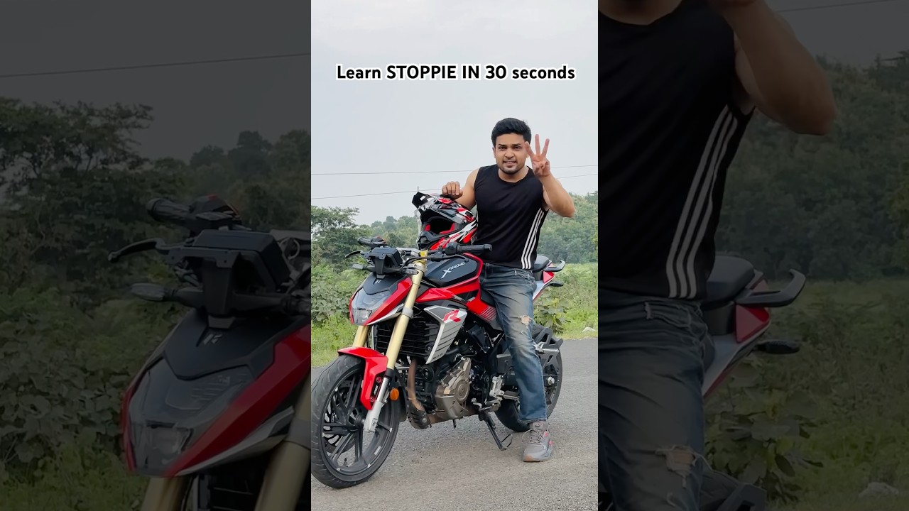 Learn STOPPIE in 30 seconds by Faraz stunt rider #farazstuntrider #superbikes #xtreme250r #bikestunt
