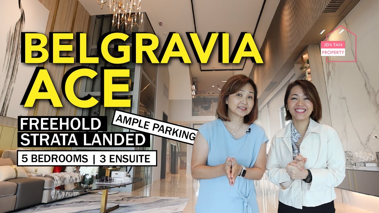 The Largest Plot In Belgravia | Belgravia Ace | Freehold Cluster House | Singapore Strata Landed