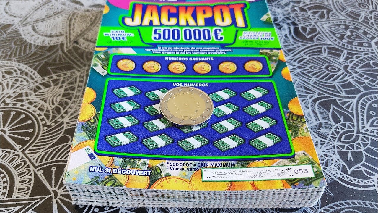 Carnet de grattage Jackpot 300&euro; de tickets FDJ !!! 😉👍