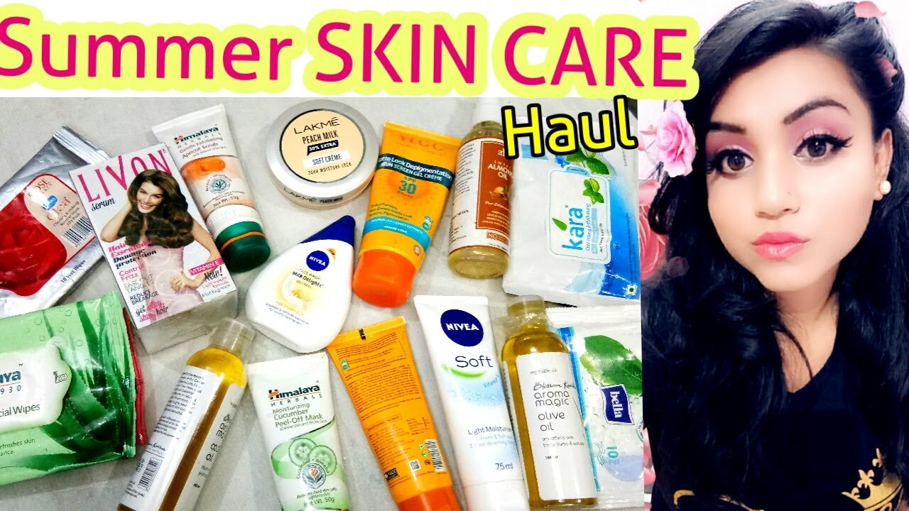 SUMMER SKIN CARE HAUL| OILY SKIN CARE| Summer skin care for oily skin | Try on NEW | lovebeautybee