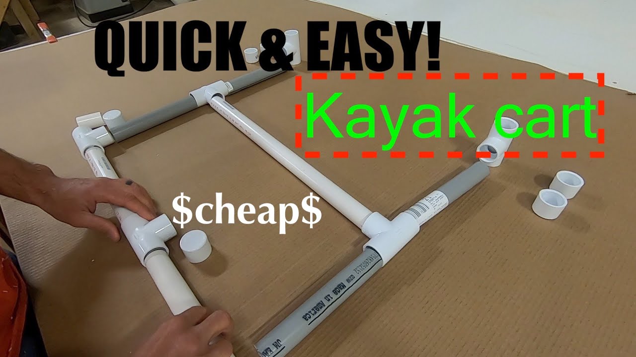 Quick and cheap DIY kayak cart