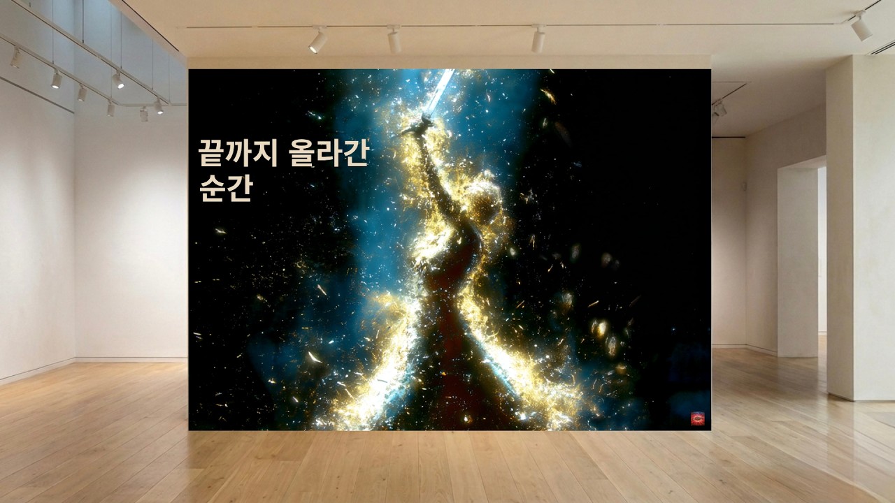 하늘을 치던 몸