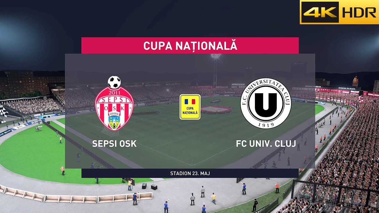 Sepsi OSK vs U. Cluj - FIFA 23 - Cupa Romaniei Final 22/23 | PS5 [4K60 | HDR]
