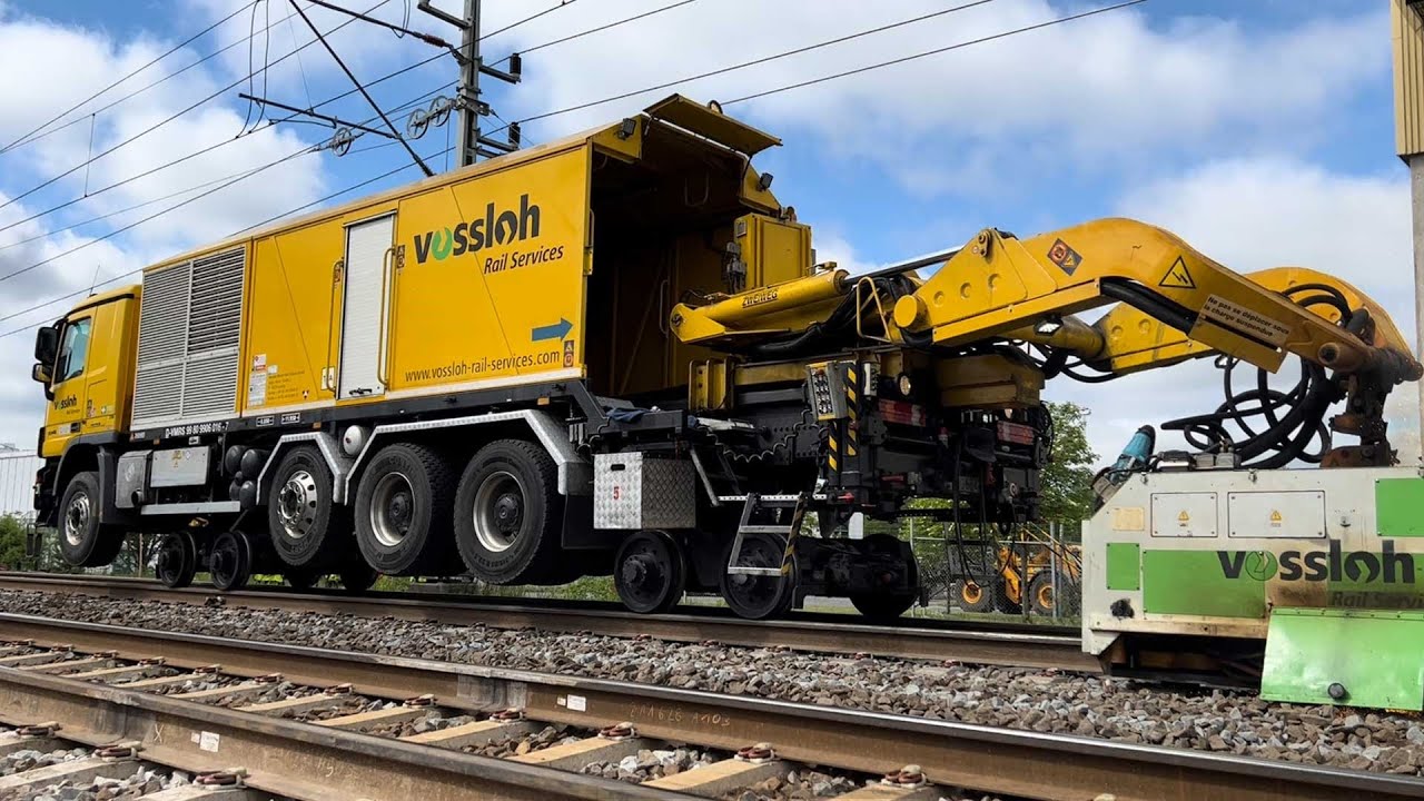 Mobile flash-butt welding in Sweden