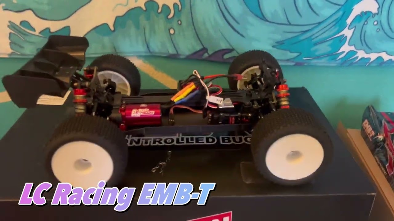 LC Racing EMB-T new race truggy in town.. testing it out. On grass