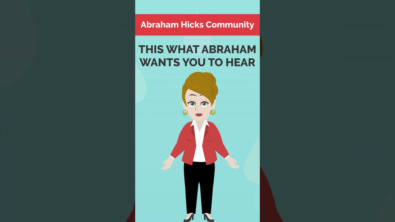 Abraham Hicks ~This What Abraham Wants You To Hear Today✨(#Shorts) #abrahamhickswisdom #abrahamhicks
