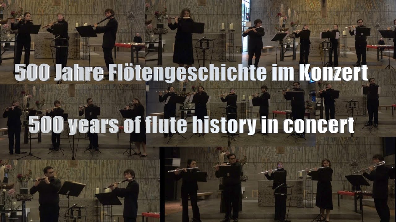 500 years of flute history in concert /500 Jahre Fl&ouml;tengeschichte im Konzert /Traversfl&ouml;ten Ensemble