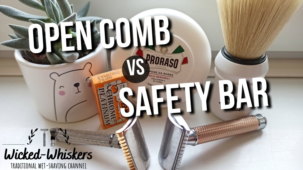 Open Comb vs Closed Comb DE razor comparison