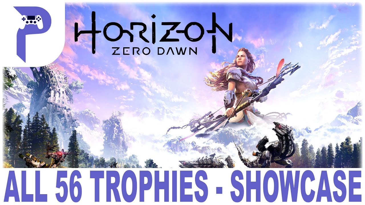 Horizon Zero Dawn - All 56 Trophies - Showcase 🏆