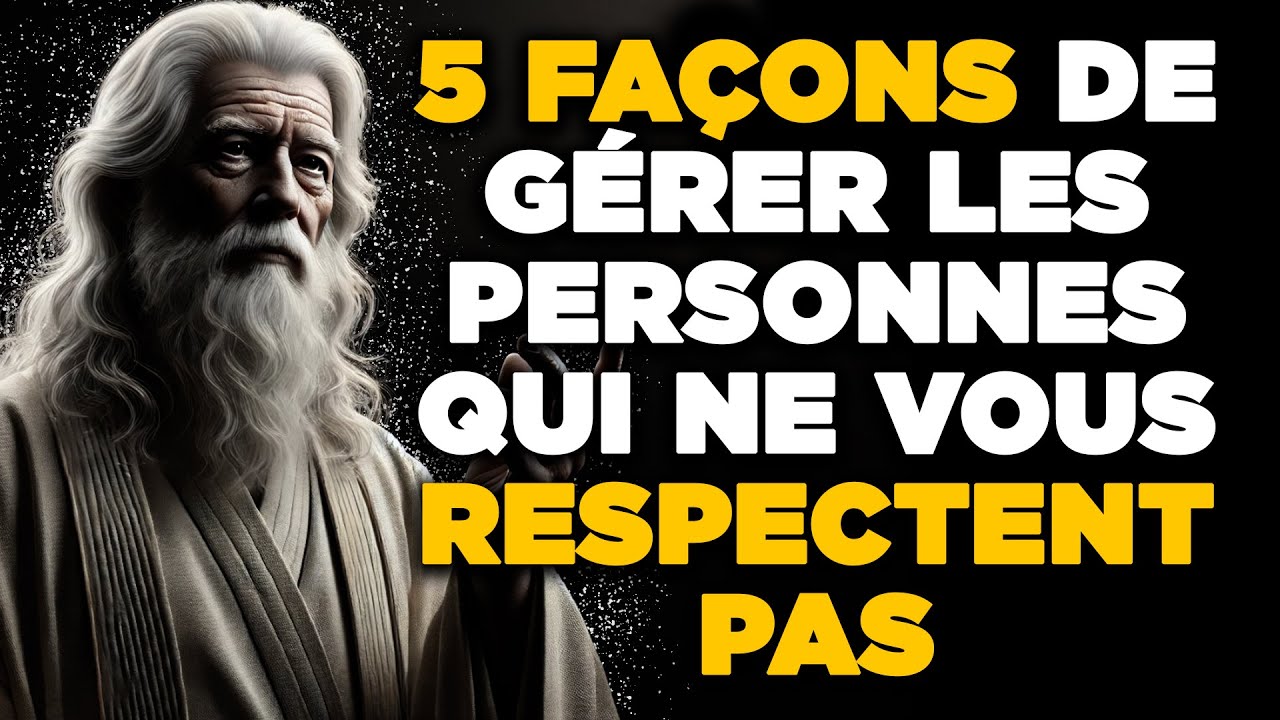 5 façons de gérer les personnes qui ne vous respectent pas | STOÏCISME