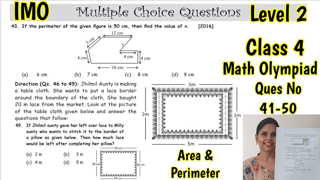 Maths Olympiad for Class 4 | Olympiad exam for Class 4 Maths 2023 | IMO Class 4 Math Olympiad Test