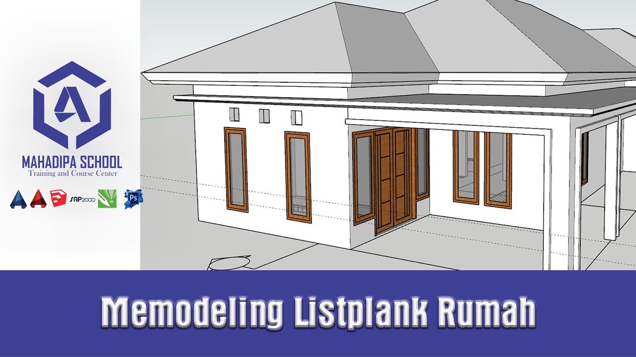 Tutorial Sktechup Part 8  Memodeling Listplank