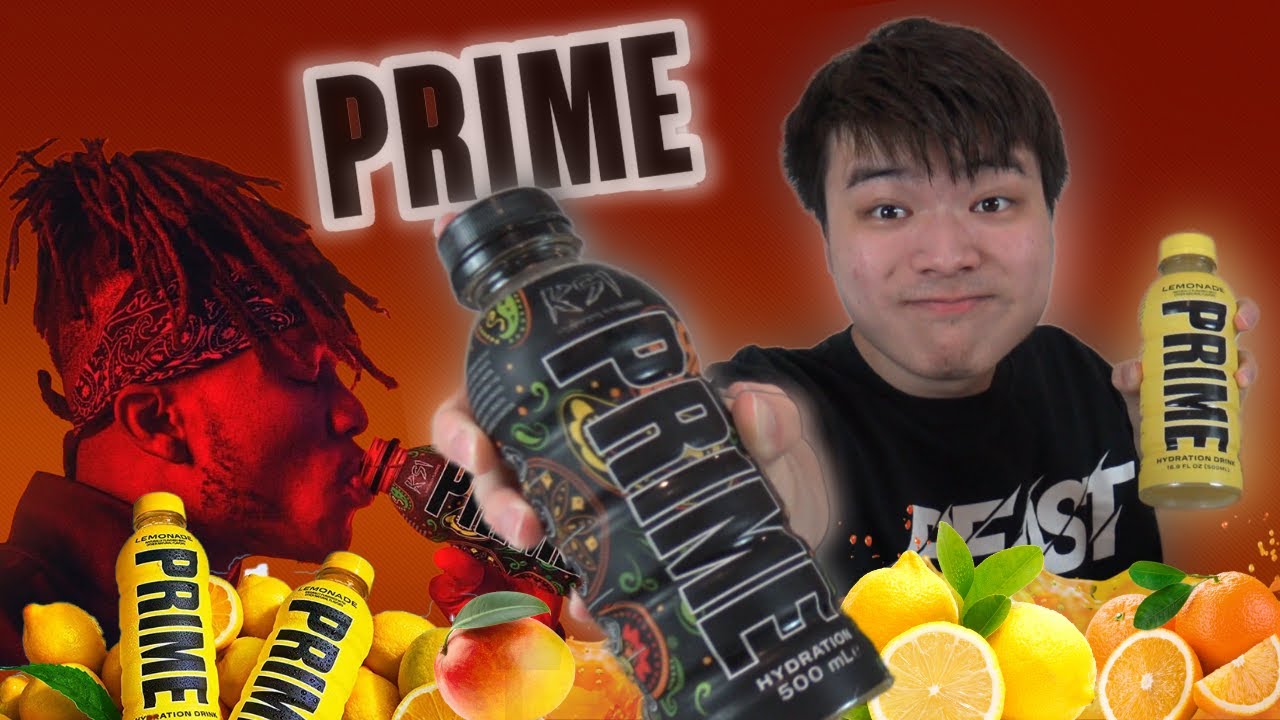 Trying Lemonade & UK EXCLUSIVE KSI PRIME Flavors!