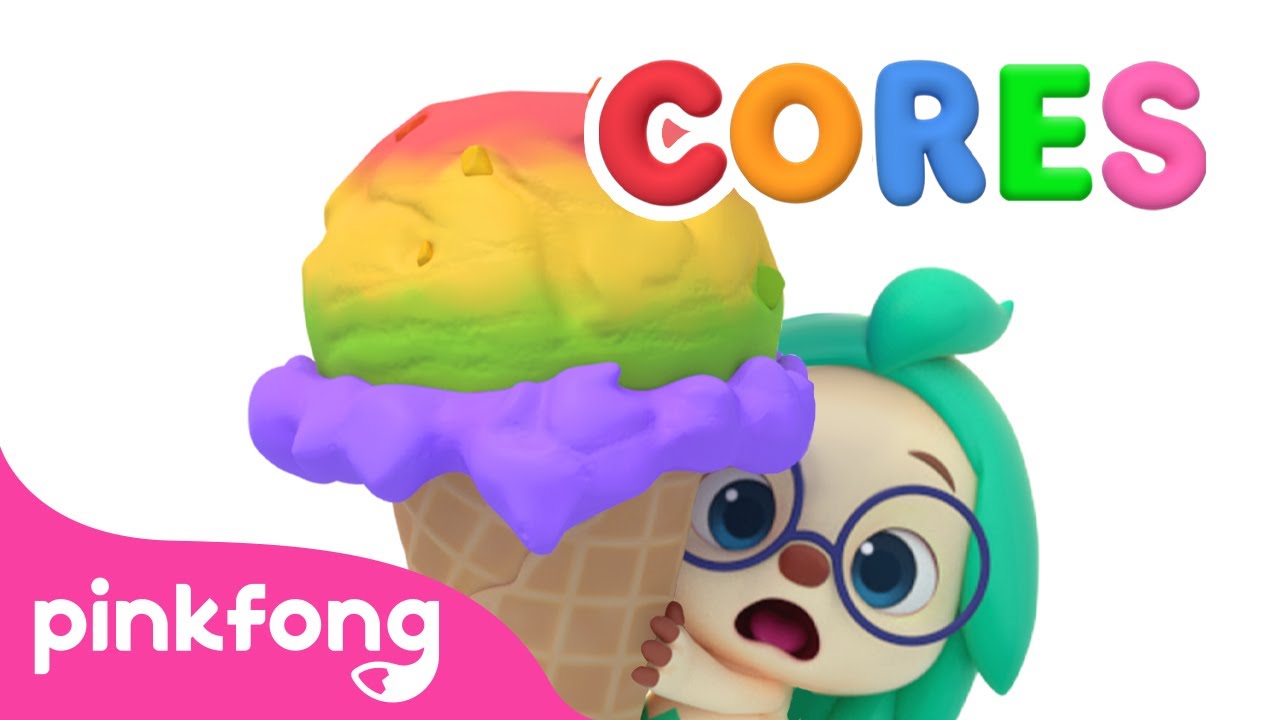 🌈 Sorvete Arco-Íris do Hogi | Aprenda cores | As Cores | Baby Shark | Pinkfong Canções para crianças