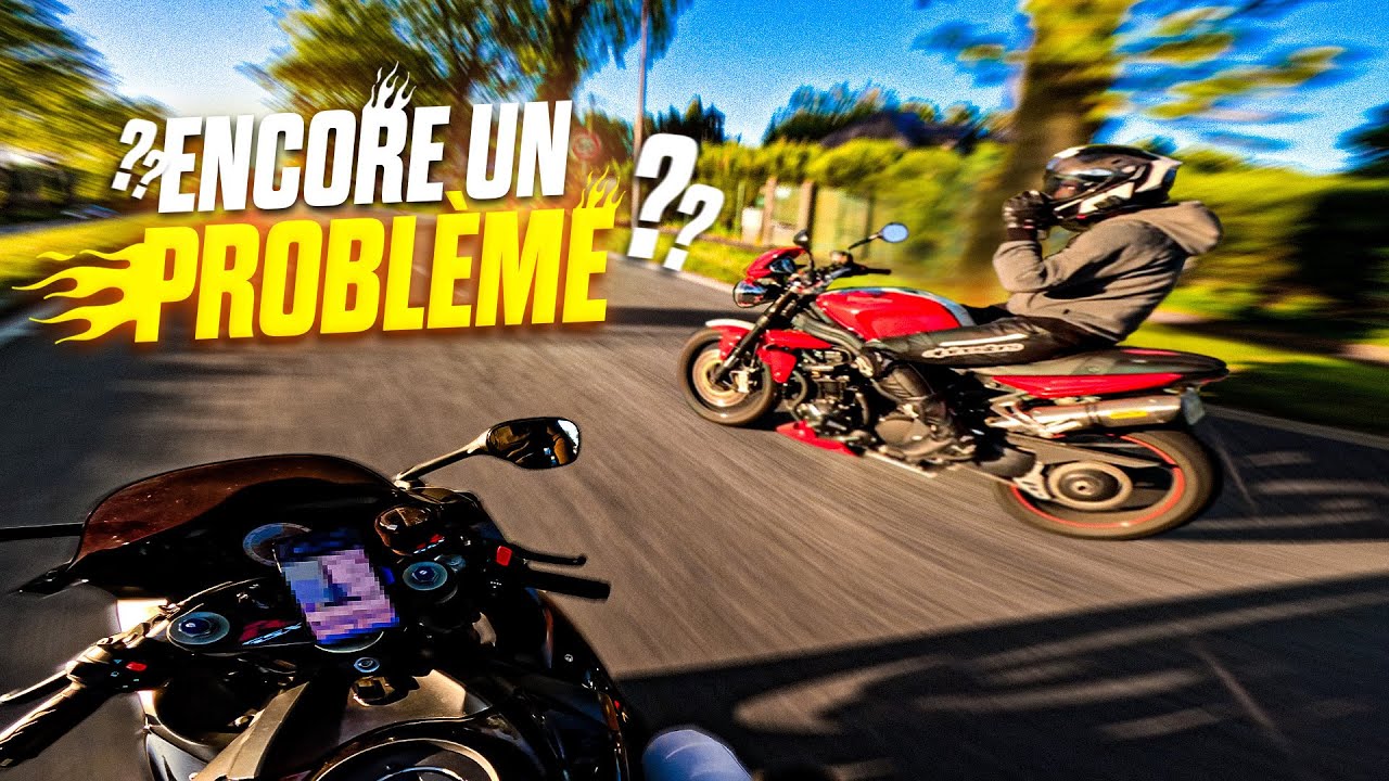 IL PERD SON CARÉNAGE SUR LA ROUTE 😨🤦🏻‍♂️ Motovlog #20