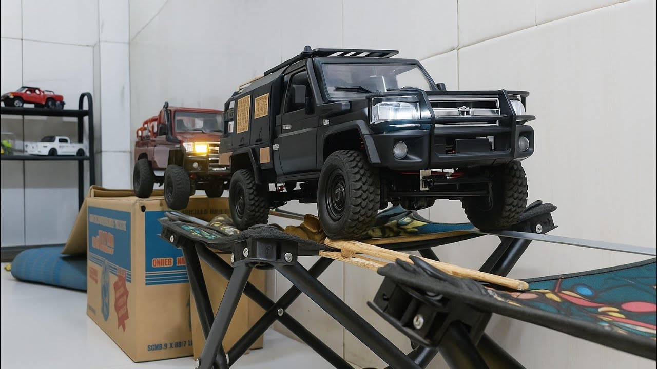 Rc Remote Control Cars || Epic RC Toyota Land Cruiser Off-Road || Bridge Crossing Test