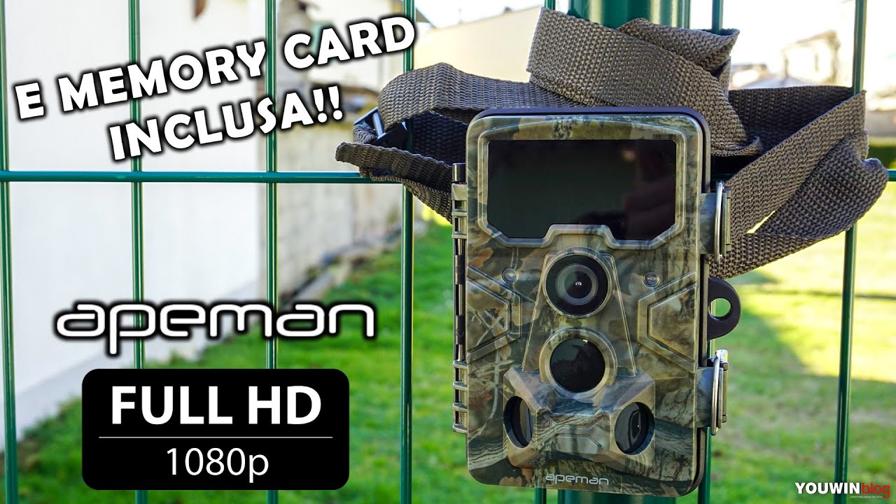 FOTOTRAPPOLA APEMAN H60 🦌 HA TUTTO INCLUSO!