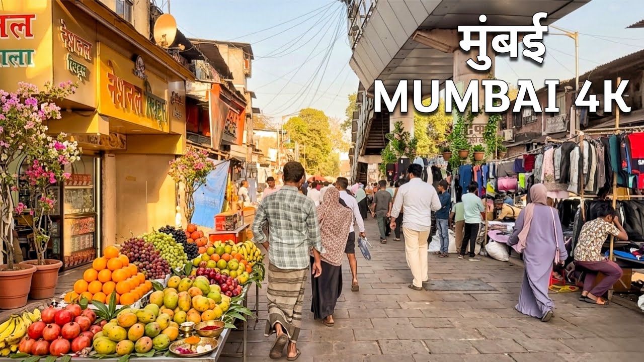 Ramadan in Mumbai🇮🇳 • Dharavi IFTAR Street Food Market Walking Tour 4KHDR • INDIA🇮🇳 Walking Tours