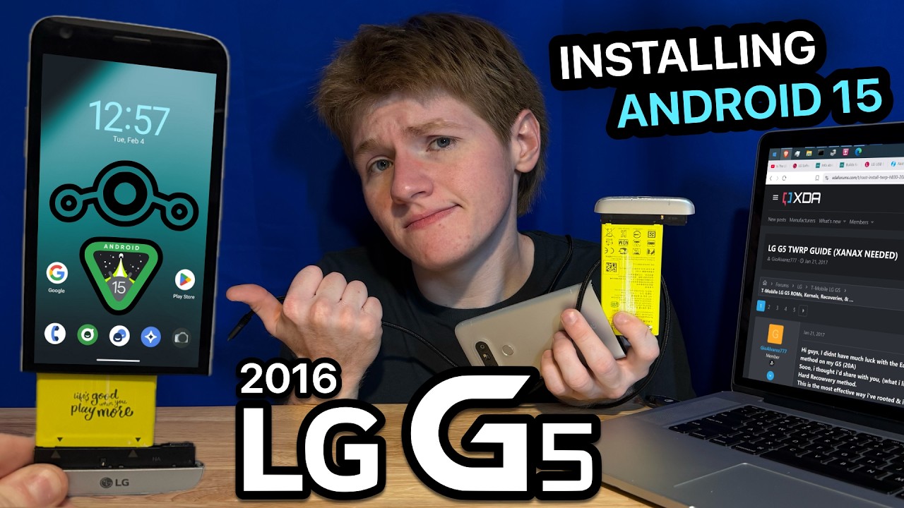 Установка Android 15 на LG G5 (кастомная прошивка)