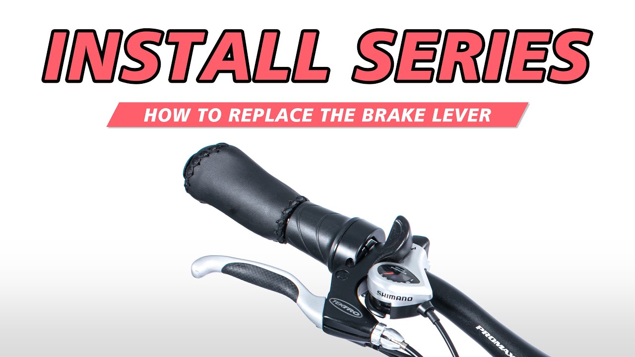How to replace the brake lever |  HJM Bike Toury E-bike Installation Guide
