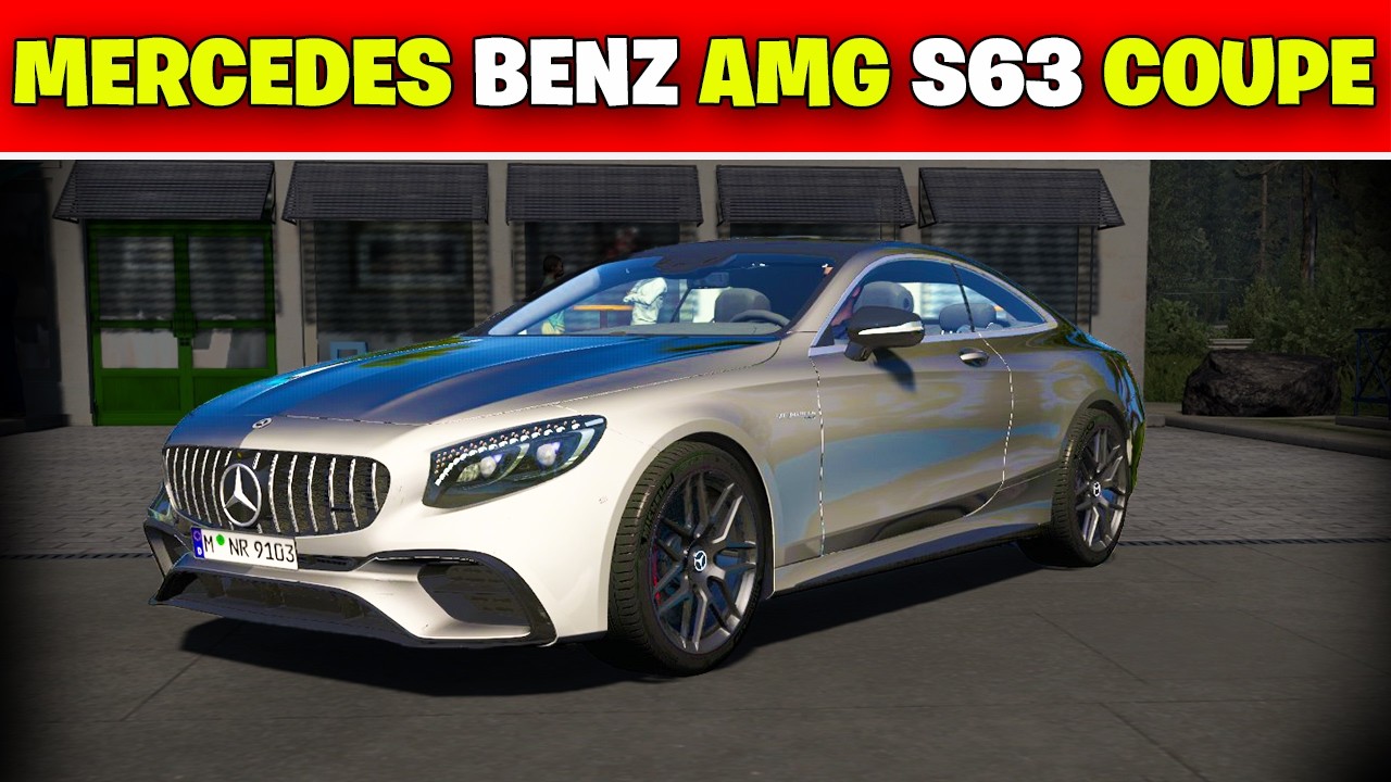 Mercedes-Benz AMG S63 Coupe  2021 (ETS2 1.50) | Euro Truck Simulator 2 | ETS 2 | Car Mod