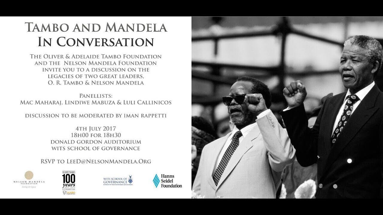 Tambo and Mandela in Conversation
