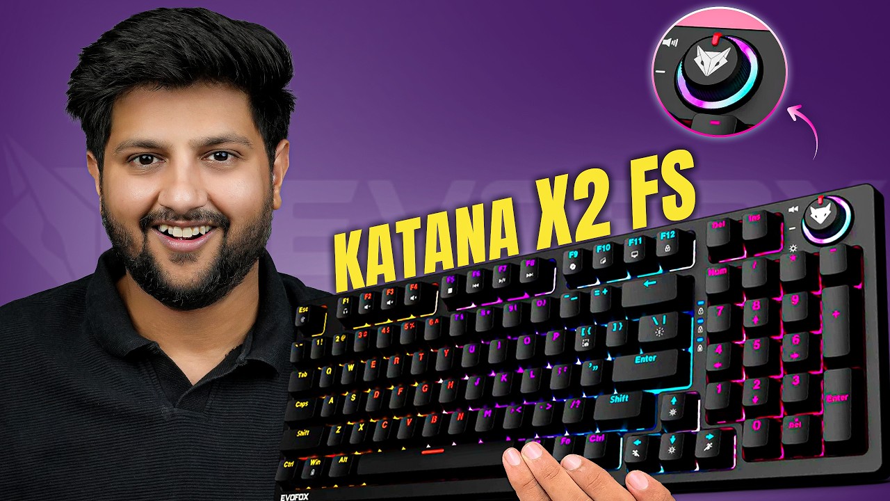 EvoFox Katana X2 FS Honest Review &ndash; Real Typing & Gaming Tested!
