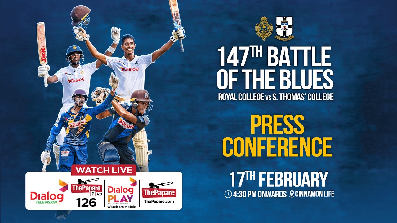 LIVE: 147th Battle of the Blues Press Conference - Royal College vs S. Thomas' College